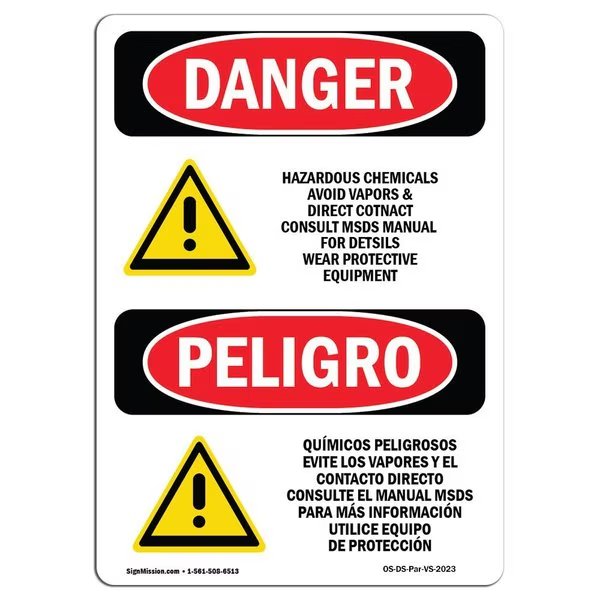 Safety Sign, OSHA, 14